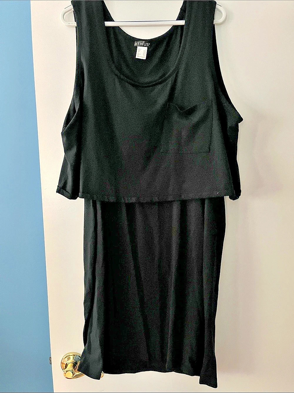 VENUS Black Maxi Dress Size 2X Like New